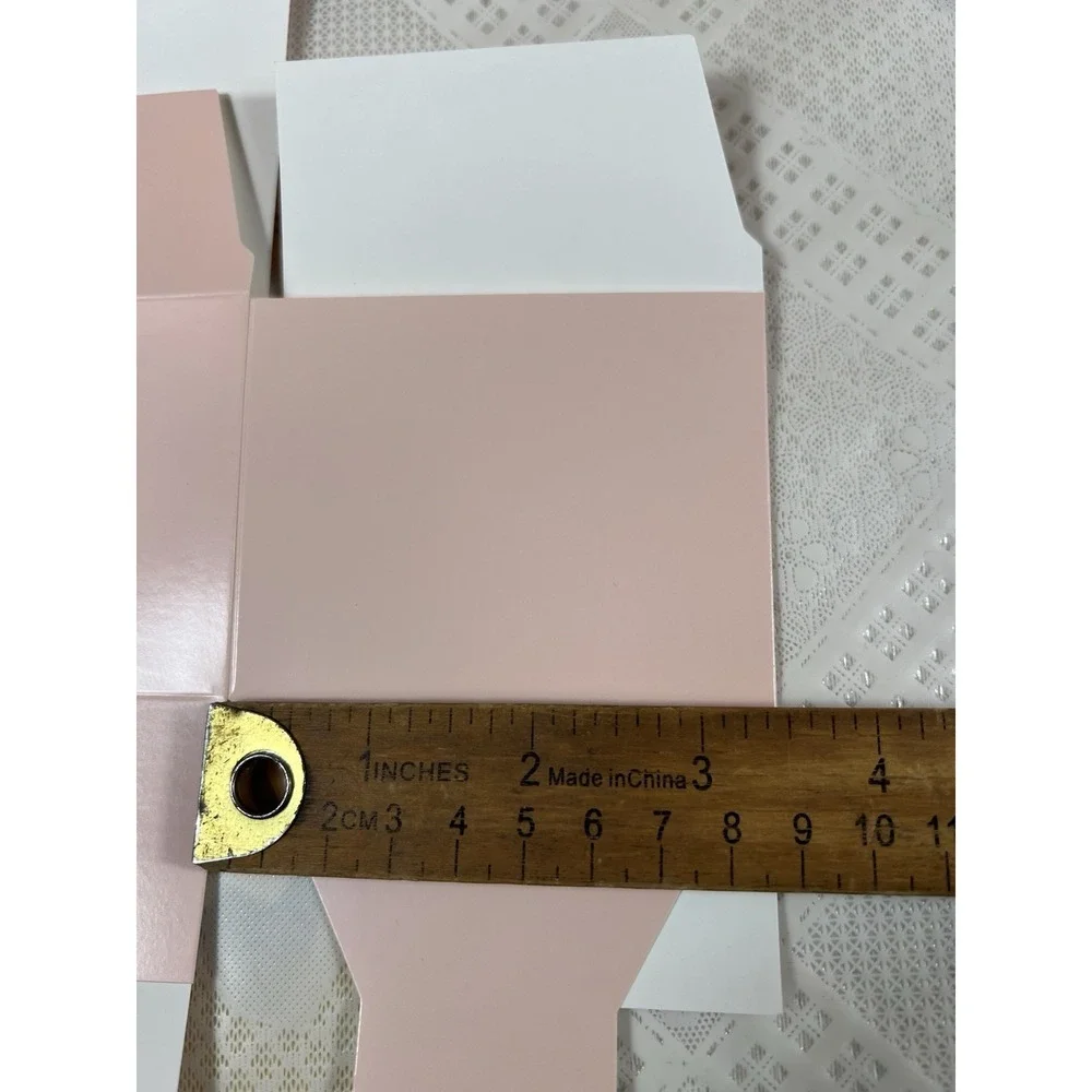 Small Gift Boxes 50 Pack 3.5x3.5x2.7inches Pink Gift Boxes with Lids for Gifts
